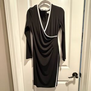 Calvin Klein Black Long Sleeve Dress